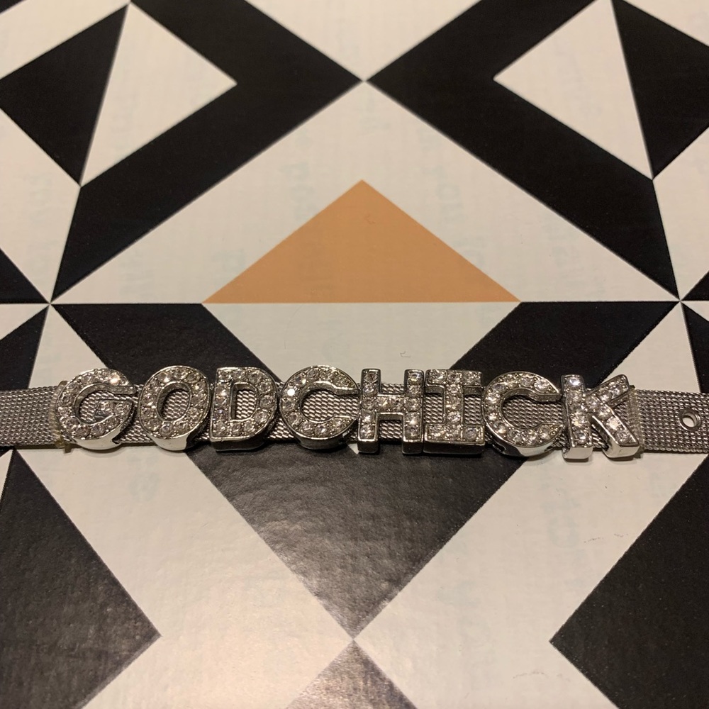 “GODCHICK” Bling bracelet